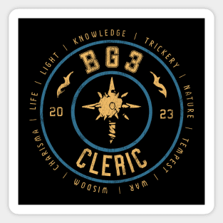 Baldur's Gate 3 Cleric Sticker